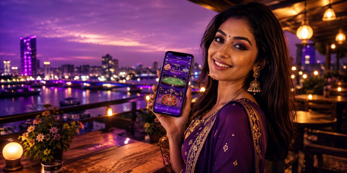 মোবাইল ক্যাসিনো গেমসের উজ্জ্বল নীয়ন পরিবেশ